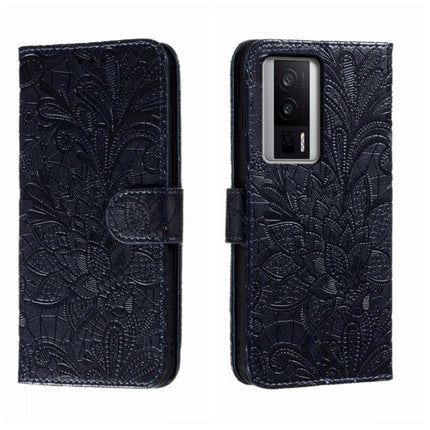 Lace Flower Embossing Flip Leather Phone Case