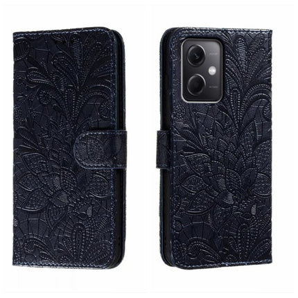 Lace Flower Embossing Flip Leather Phone Case