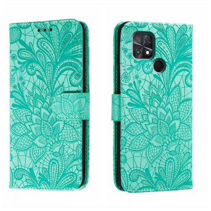 Lace Flower Embossing Flip Leather Phone Case