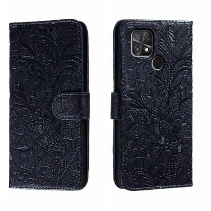 Lace Flower Embossing Flip Leather Phone Case