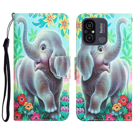 Colored Drawing Leather Phone Case