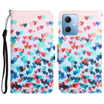 Colored Drawing Leather Phone Case
