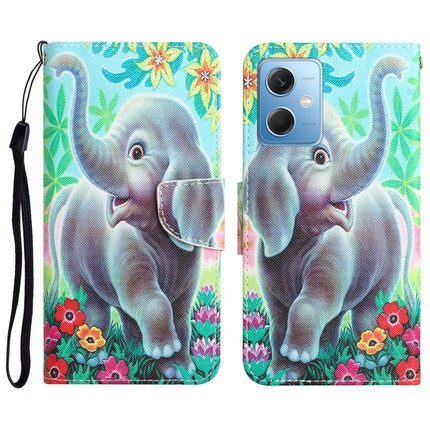 Colored Drawing Leather Phone Case