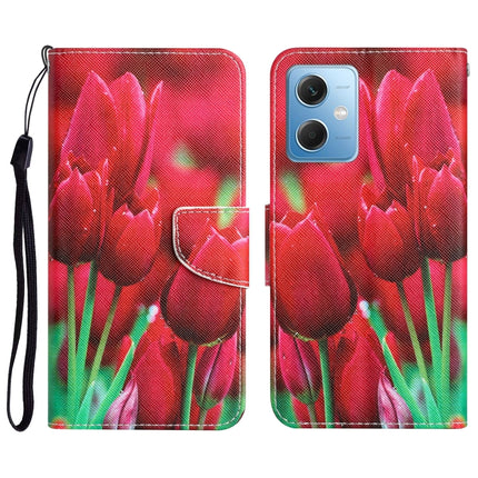 Colored Drawing Leather Phone Case