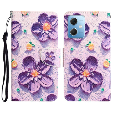 Colored Drawing Leather Phone Case