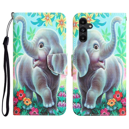 Colored Drawing Leather Phone Case