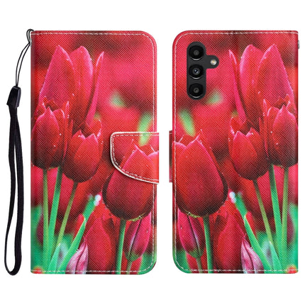 Colored Drawing Leather Phone Case