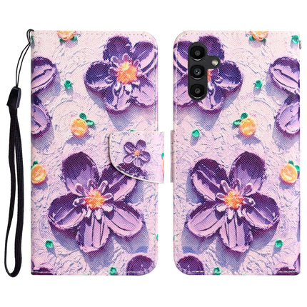 Colored Drawing Leather Phone Case