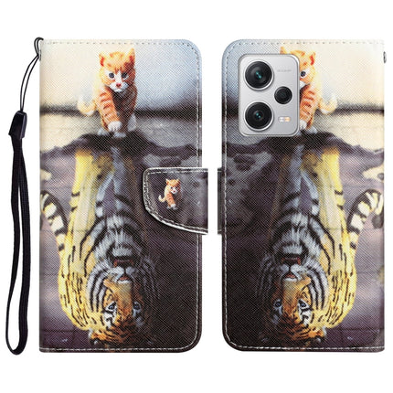 Colored Drawing Leather Phone Case