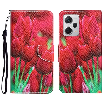 Colored Drawing Leather Phone Case
