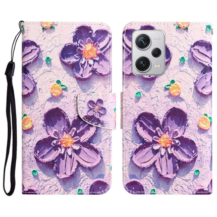 Colored Drawing Leather Phone Case