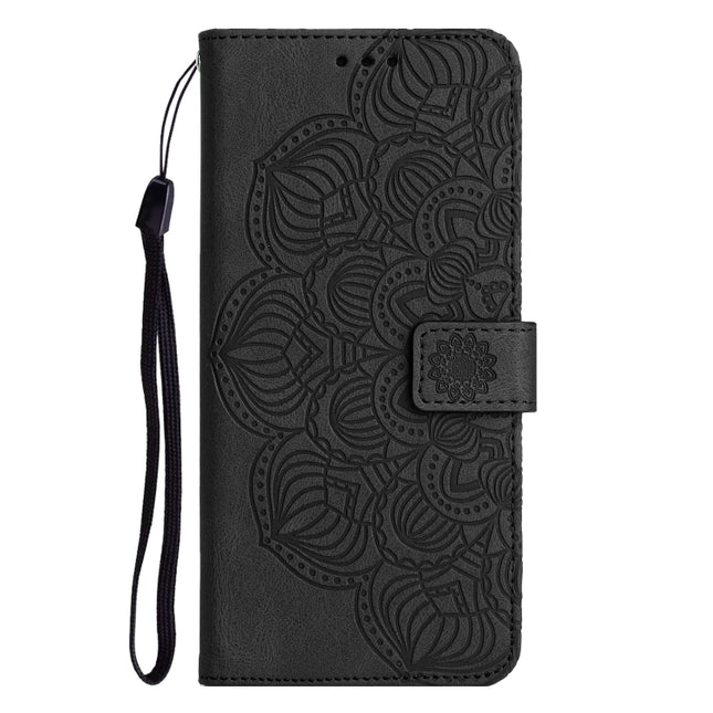 Mandala Embossed Flip Leather Phone Case, For Samsung Galaxy A24 4G, For Xiaomi Redmi 12C, For Xiaomi Redmi Note 12 4G Global, For Xiaomi Redmi Note 12 5G Global/Poco X5, For Xiaomi Redmi Note 12 Pro 5G/Poco X5 Pro