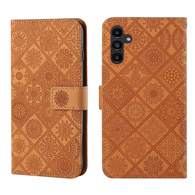 Ethnic Style Embossed Pattern Leather Phone Case, For Samsung Galaxy A24 4G, For Xiaomi Redmi 12C, For Xiaomi Redmi Note 12 4G Global, For Xiaomi Redmi Note 12 5G Global/Poco X5, For Xiaomi Redmi Note 12 Pro 5G/Poco X5 Pro