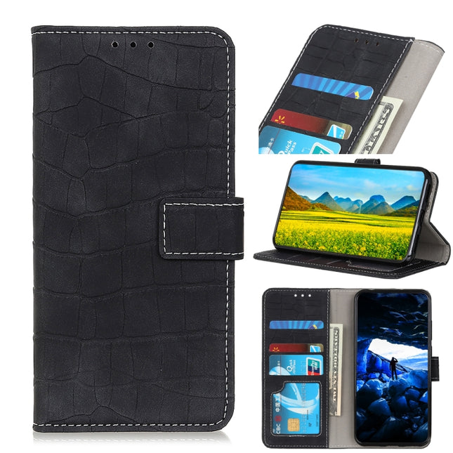 Magnetic Crocodile Texture Horizontal Flip Leather Phone Case, For Samsung Galaxy M14
