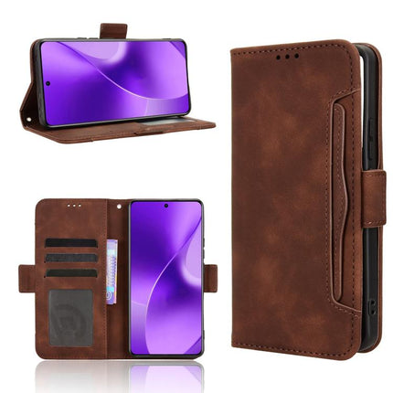 Skin Feel Calf Texture Card Slots Leather Phone Case