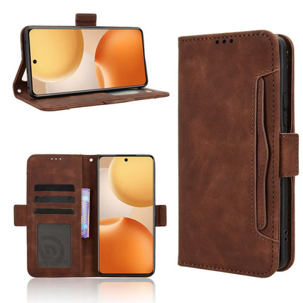 Skin Feel Calf Texture Card Slots Leather Phone Case