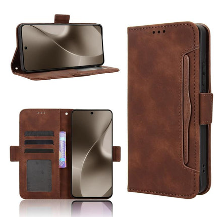 Skin Feel Calf Texture Card Slots Leather Phone Case