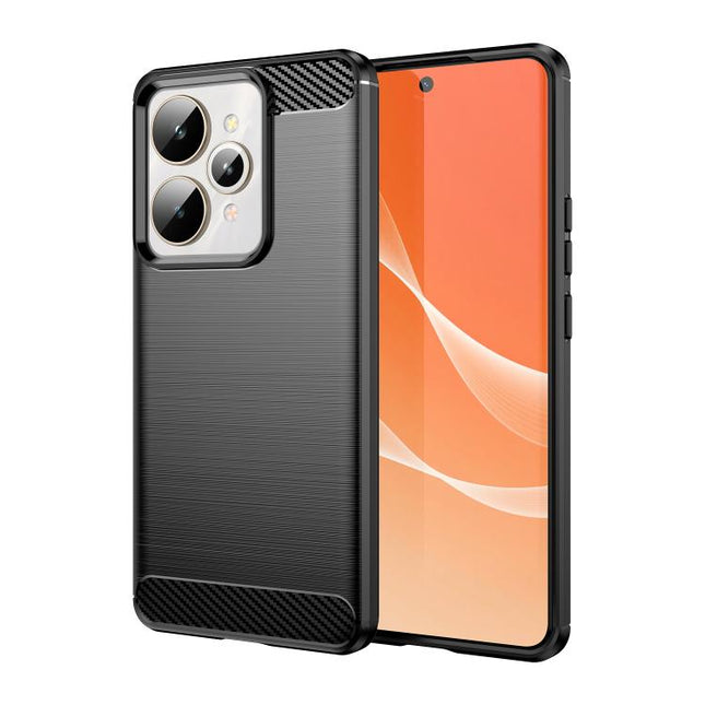 Carbon Fiber Brushed Texture TPU Phone Case