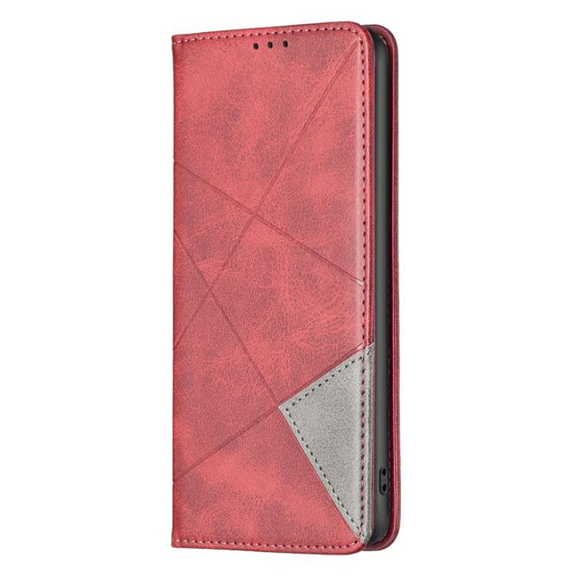 Rhombus Texture Leather Phone Case