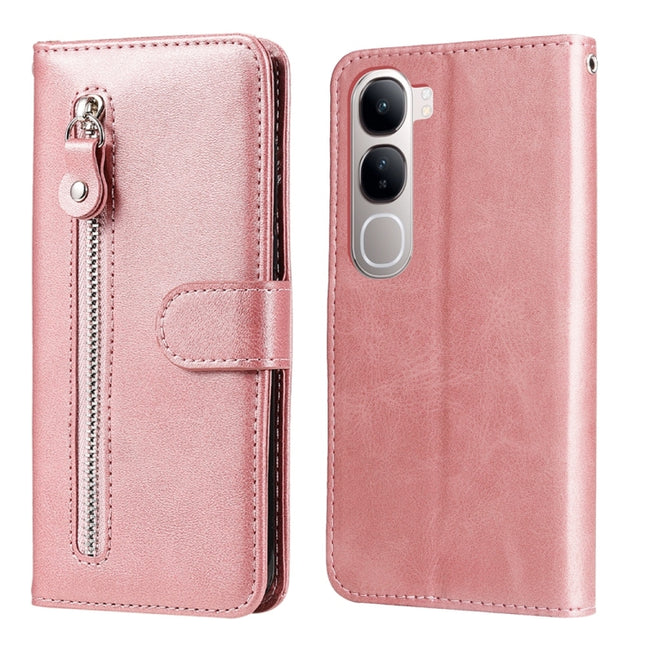 Fashion Calf Texture Zipper Leather Phone Case, For vivo V40 Lite 4G / 5G IDN, For vivo Y300 Pro, For vivo Y38 5G / T3x 5G Global, For vivo Y100 IDN / Y200e 5G Global, For vivo Y03 4G, For vivo Y200 / V29e Global, For vivo Y17s�������������������������...