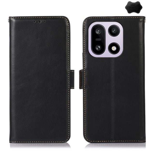 Magnetic Crazy Horse Texture Genuine Leather RFID Phone Case, For OnePlus 15, For OnePlus Nord 5 / Ace 5 Ultra, For OnePlus Nord CE5 / Ace 5 Racing, For OnePlus Ace 5 Pro / Ace 5, For OnePlus Nord 13, For OnePlus Nord 4, For OnePlus Nord CE4 Lite������...