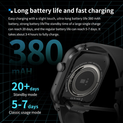 2.01 inch Milanese Steel Strap Bluetooth Call Smart Watch Support Heart Rate Monitoring / Non-invasive Blood Sugar