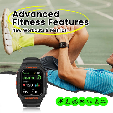 Zeblaze Ares GPS Rugged GPS Smart Watch, Support Heart Rate / Pulse Ox Blood Oxygen