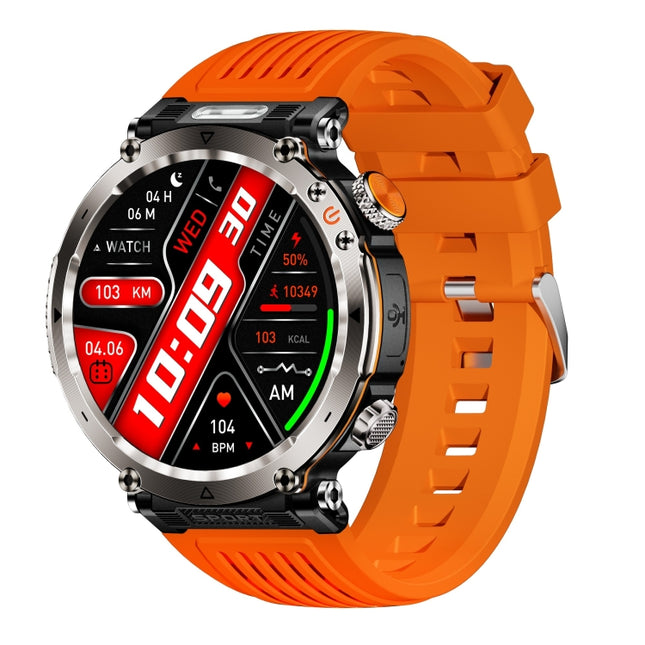 HT30 1.7 inch IP68 Waterproof Silicone Band Smart Watch, Support Flashlight / Banknote Detector Light / Compass