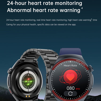 T82 1.43 inch Round Screen BT Call Smart Watch, Heart Rate / Blood Pressure / Blood Oxygen / Sleep / Blood Sugar / HRV / Metope / SOS