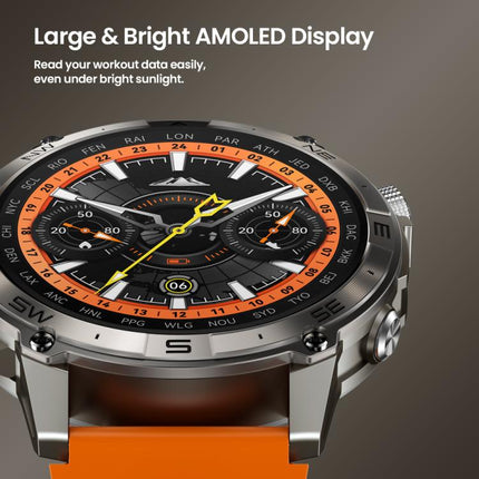 Zeblaze Stratos 2 Plus 1.43 inch Screen 3 ATM Health and Fitness GPS Smart Watch