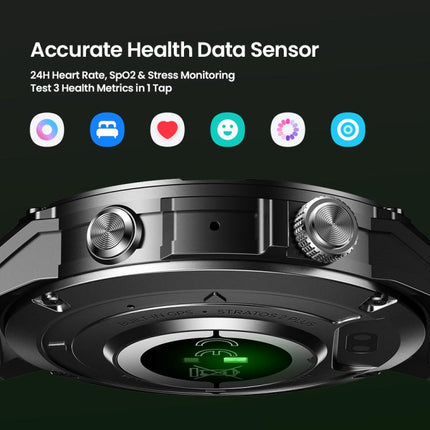 Zeblaze Stratos 2 Plus 1.43 inch Screen 3 ATM Health and Fitness GPS Smart Watch