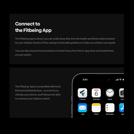 Zeblaze Stratos 2 Plus 1.43 inch Screen 3 ATM Health and Fitness GPS Smart Watch