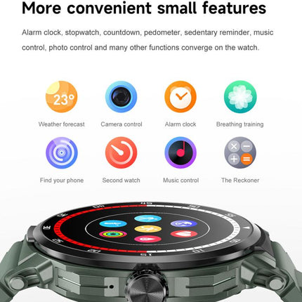 D11 1.46 inch 2 in 1 Bluetooth Earphone Smart Watch, Support Bluetooth Call / NFC / Heart Rate