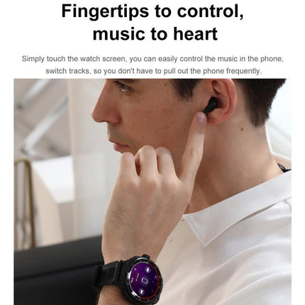 D11 1.46 inch 2 in 1 Bluetooth Earphone Smart Watch, Support Bluetooth Call / NFC / Heart Rate