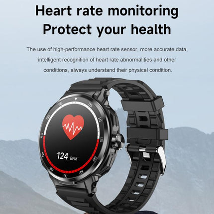D11 1.46 inch 2 in 1 Bluetooth Earphone Smart Watch, Support Bluetooth Call / NFC / Heart Rate