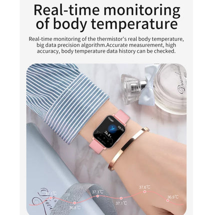 1.54 inch TFT Screen IP67 Waterproof Business Sport Silicone Strip Smart Watch, Support Sleep Monitor / Heart Rate Monitor / Blood Pressure Monitoring