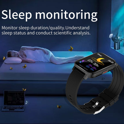 1.54 inch TFT Screen IP67 Waterproof Business Sport Silicone Strip Smart Watch, Support Sleep Monitor / Heart Rate Monitor / Blood Pressure Monitoring