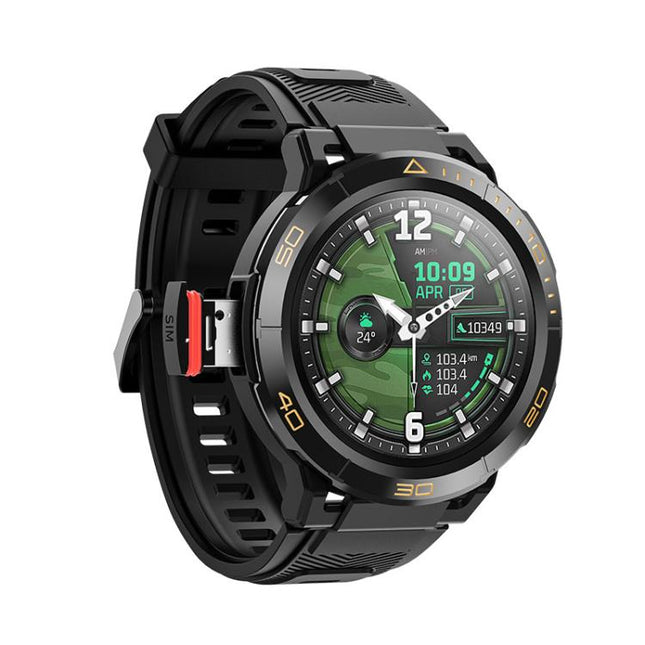 UNIWA DM300 4G Android Watch Phone, 1.43 inc Unisoc SL8541E Quad Core, Support Heart Rate / Blood Oxygen