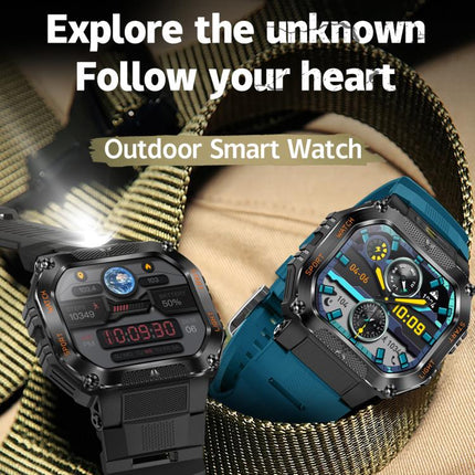 HT34 1.75 inch IPS Screen 3ATM Outdoor Sports BT Smart Watch