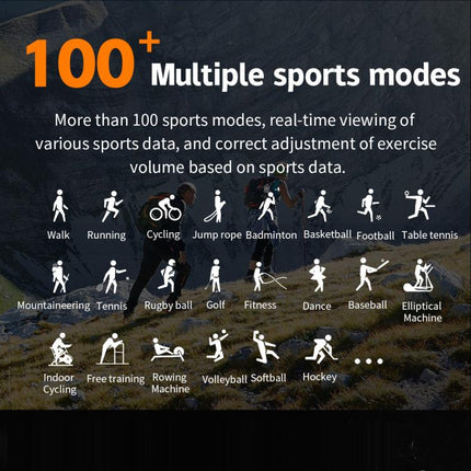 HT34 1.75 inch IPS Screen 3ATM Outdoor Sports BT Smart Watch