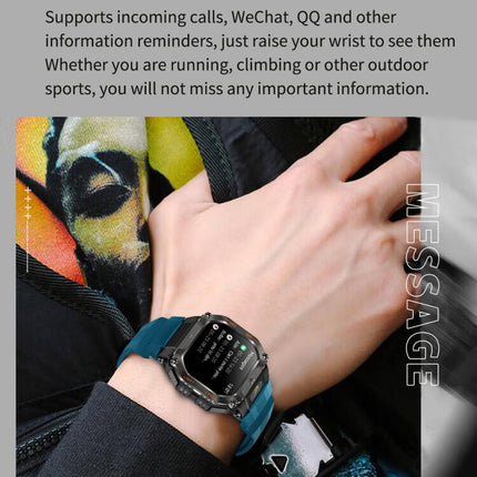 HT34 1.75 inch IPS Screen 3ATM Outdoor Sports BT Smart Watch