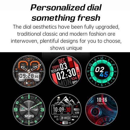 KT85 1.43 inch Screen 5ATM Outdoor Sports Smart Watch with Strong Flashlight