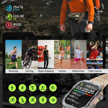 C40 Pro 2.19 inch TFT Screen BT Outdoor Sports Smart Watch Support Heart Rate Monitoring