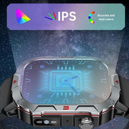 C40 Pro 2.19 inch TFT Screen BT Outdoor Sports Smart Watch Support Heart Rate Monitoring