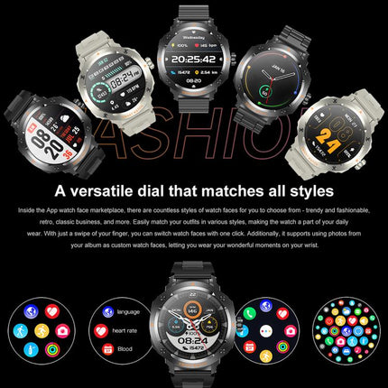 D13 2 in 1 Bluetooth Earphone Smart Call Watch, Support Bluetooth Call / NFC / Health Monitoring