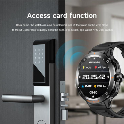D13 2 in 1 Bluetooth Earphone Smart Call Watch, Support Bluetooth Call / NFC / Health Monitoring