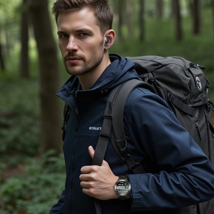 D13 2 in 1 Bluetooth Earphone Smart Call Watch, Support Bluetooth Call / NFC / Health Monitoring