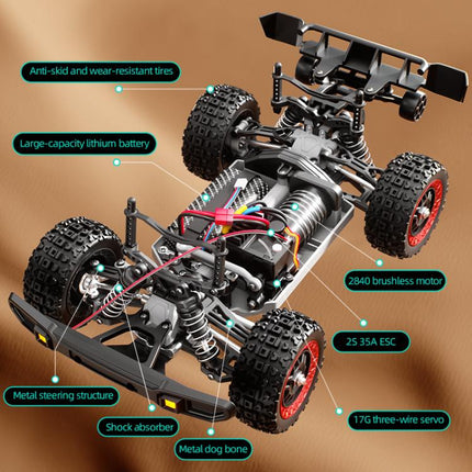 JJR/C C8820 1:18 4WD Carbon Brush Short Truck Off-road Remote Control Car