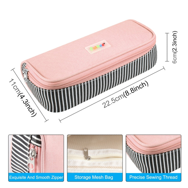 HAWEEL Pencil Case Cosmetic Storage Organizer Canvas Glasses Bag, Size: 230 x 110 x 70mm, 230 x 110 x 70mm