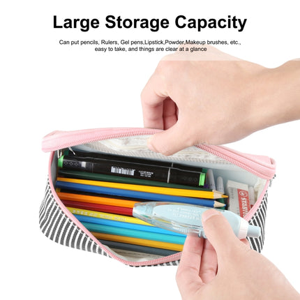 HAWEEL Pencil Case Cosmetic Storage Organizer Canvas Glasses Bag, Size: 230 x 110 x 70mm, 230 x 110 x 70mm